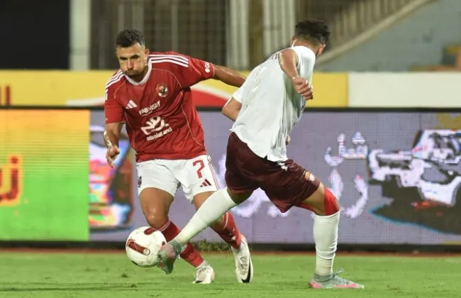 الأهلى يتقدم على سيراميكا 1-0 فى الشوط الأول 