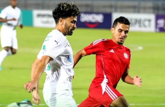 شوط أول سلبي بين المصرى وحرس الحدود بكأس عاصمة مصر