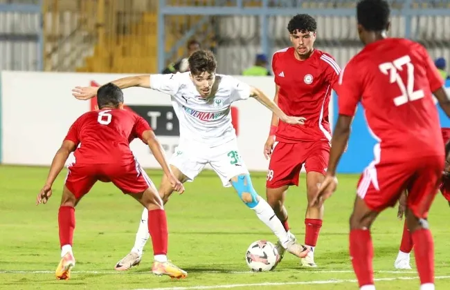 المصري يهزم حرس الحدود بهدف كريم بامبو في كأس عاصمة مصر