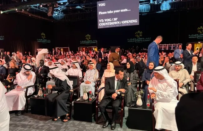 وزير الشباب يشارك فى القمة العالمية بدبي بحضور رئيس فيفا وأساطير الرياضة