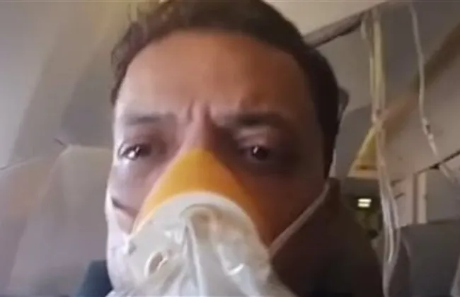 نجاة الفنان طارق الشيخ من حادث طائرة