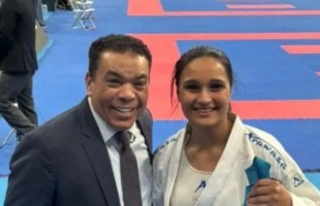 رحمة عشوش تتوج ببرونزية بطولة سيرياس A للكاراتيه بجورجيا