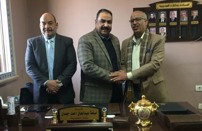 قيادات حزبية وصحفية تهنأ حمدان بمنصب وكيل سوهاج التعليمية