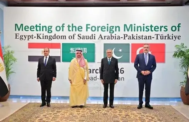 تفاصيل الاجتماع الرباعي لوزراء خارجية مصر والسعودية وتركيا وباكستان