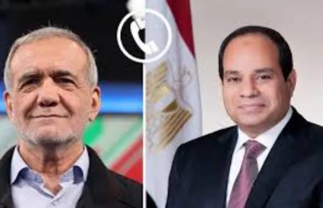 رئيس إيران للرئيس السيسى: حريصون على تعزيز العلاقات الأخوية مع الدول العربية