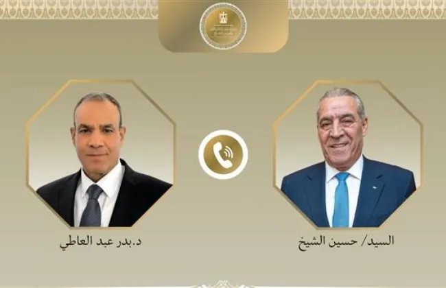 وزير الخارجية يبحث مع نائب رئيس فلسطين تطورات الأوضاع بالأراضى المحتلة