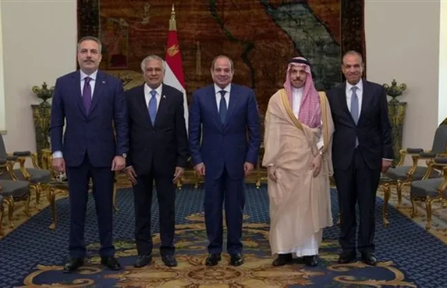 الرئيس السيسى: التطورات الإقليمية الأخيرة أبرزت محورية مصر وباكستان والسعودية وتركيا