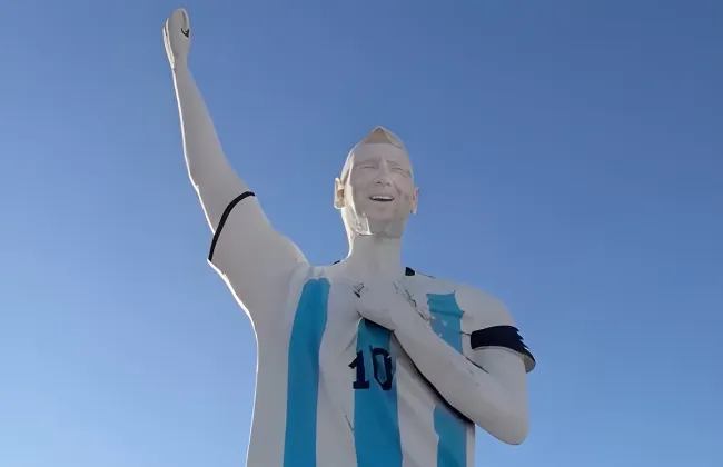الأرجنتين تكرّم ميسي بأطول تمثال فى العالم خلال مونديال 2026