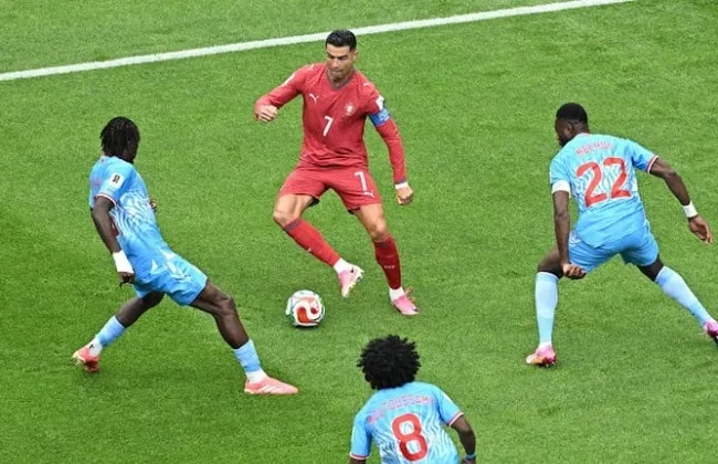البرتغال ضد أوزبكستان.. ثنائية رونالدو تقود برازيل أوروبا للتقدم 3-0