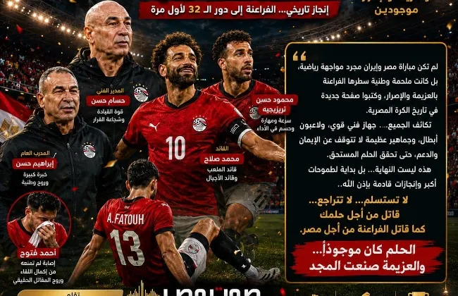 عندما تنتصر الإرادة... يكتب التاريخ اسم مصر