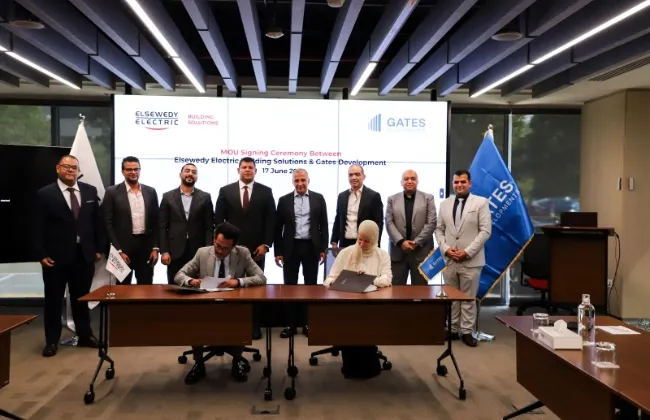 توقع شراكة استراتيجية مع السويدي إليكتريك لحلول البناء Gates Developments في مجالات الخدمات الكهربائية والميكانيكية