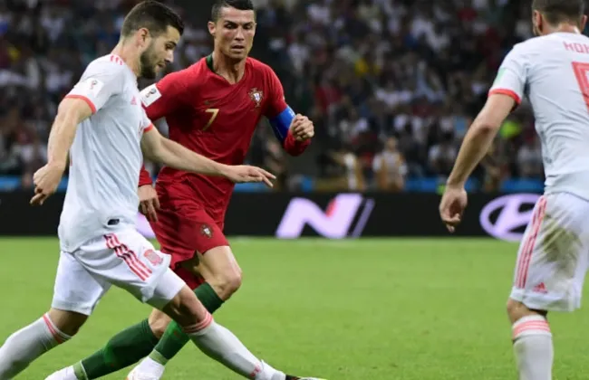 البرتغال ضد إسبانيا.. التعادل السلبى ينهى الشوط الأول 