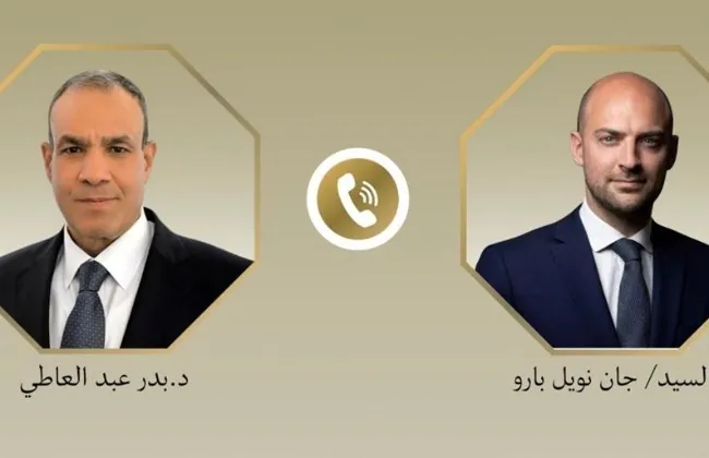وزير الخارجية يبحث مع نظيره الفرنسي سبل خفض التصعيد في المنطقة