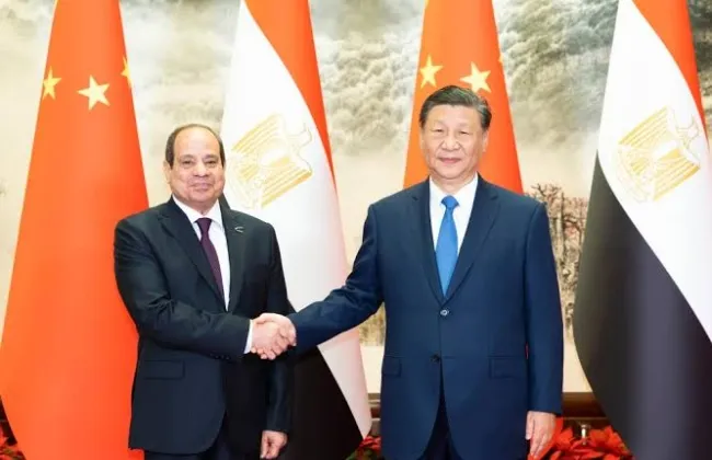 الرئيس السيسي: شي جين بينج ضيف عزيز على ضفاف النيل وصديق كريم للشعب المصري