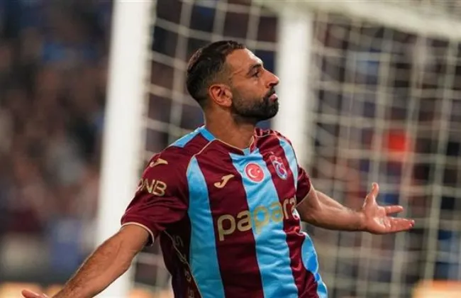 محمد صلاح يسجل في تقدم طرابزون بثلاثية ضد جنتشلربيرليجي بالشوط الأول 
