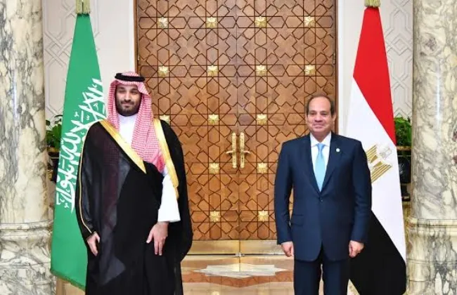 الرئيس السيسى يشيد بالعلاقات الأخوية بين مصر والسعودية الشقيقين